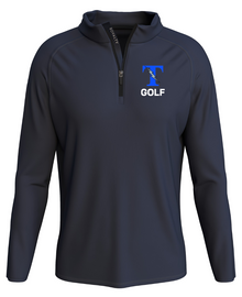  Tartan Golf Luxurious Quarter Zip | Embroidered