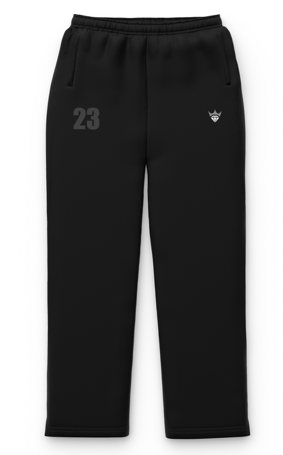 MVI GIRLS HOCKEY Relaxed Open-Bottom Sweatpants | Embroidered