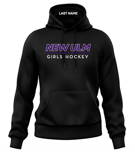 New Ulm Girls Hockey -  Cloud Hoodie | Embroidered
