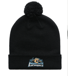  ICE COUGAR Winter Pom Beanie | Embroidered