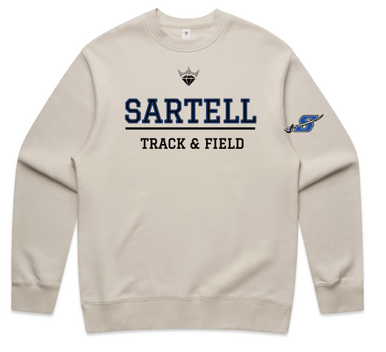 SARTELL Relaxed Crews | Embroidered