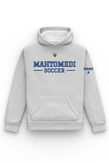  MAHTOMEDI SOCCER Relaxed Hoodies | WHITE HEATHER | Embroidered