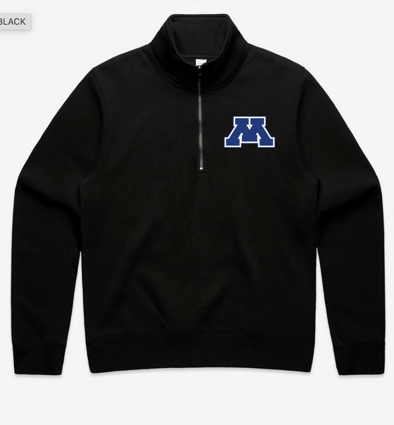 MINNETONKA Women's Half Zip Crew | Embroidered