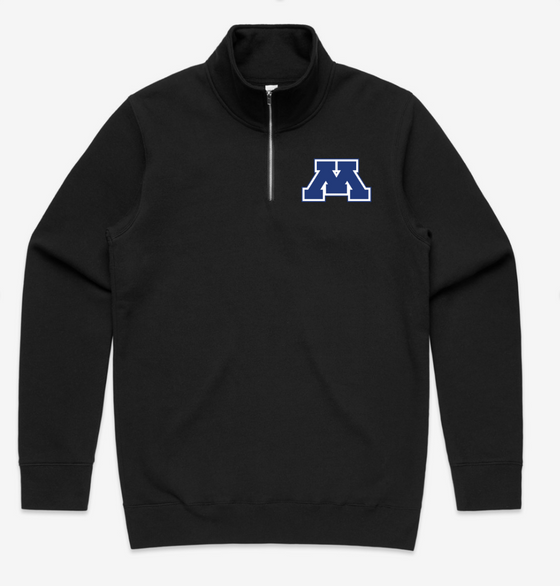 MINNETONKA Men's Half Zip Crew | Embroidered