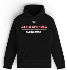  ALEXANDRIA GYMNASTICS Relaxed Oversized Hoodies | Embroidered